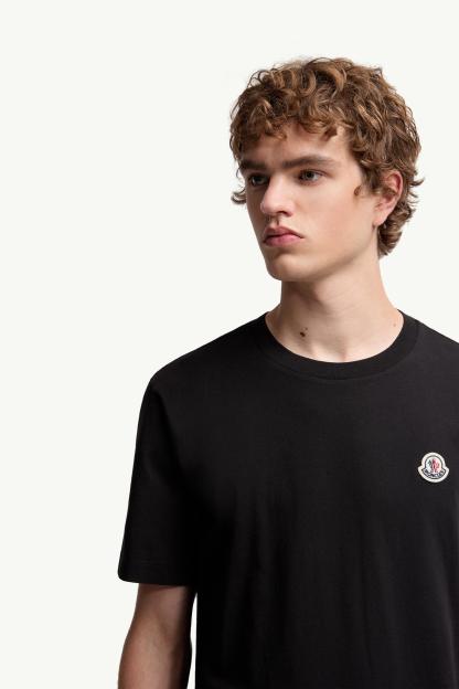 Logo Patch Cotton T-Shirt (Pack of Three)