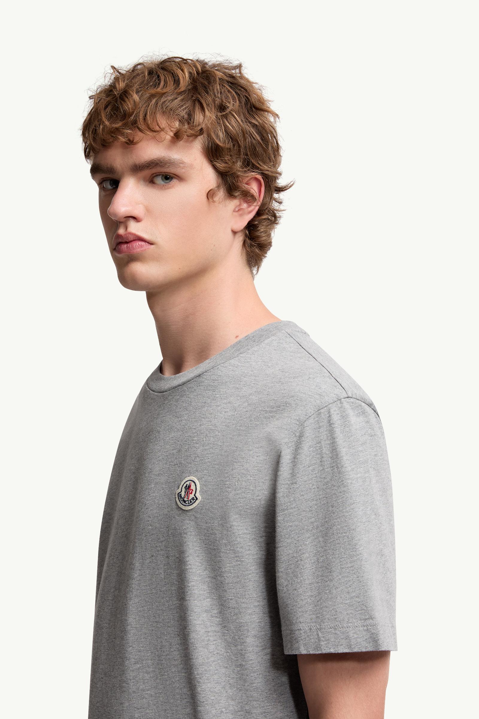 Logo Patch Cotton T-Shirt (Pack of Three)