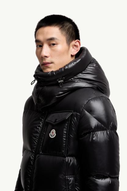 Montbeliard Hooded Short Down Jacket