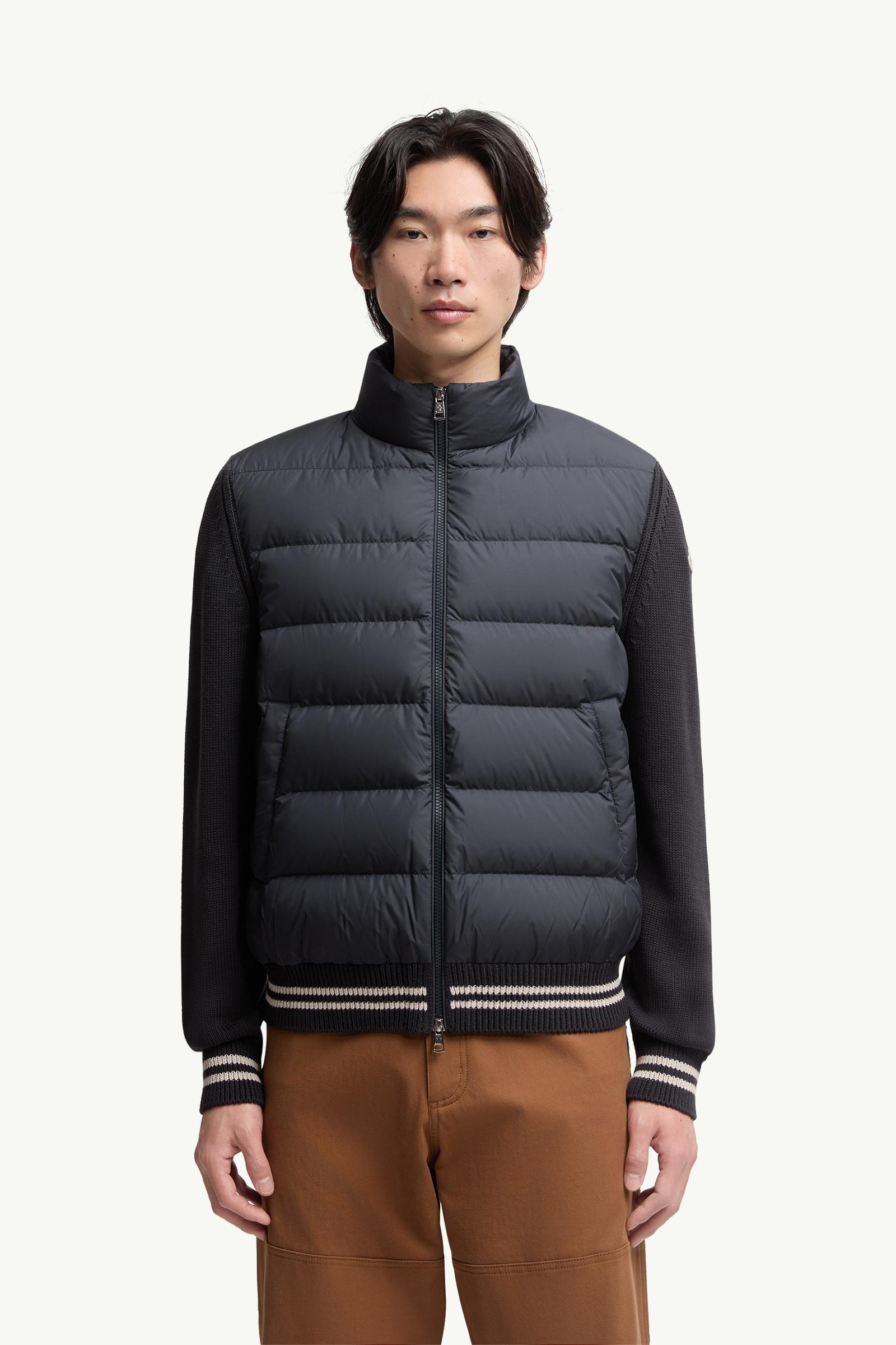 Padded Cotton Cardigan