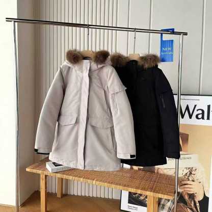 Women's Thickened Windproof and Waterproof Down Jacket