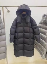 Women's mid-length, over-the-knee, thick down jacket - lightweight and warm