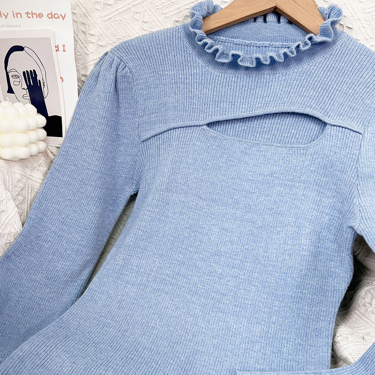 Korean-style vintage knitted sweater