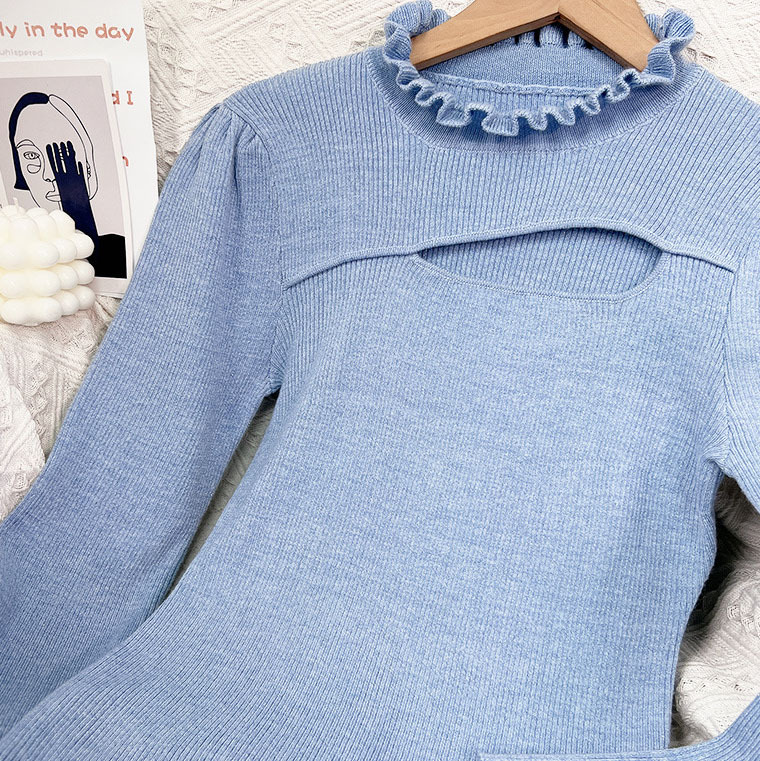 Korean-style vintage knitted sweater