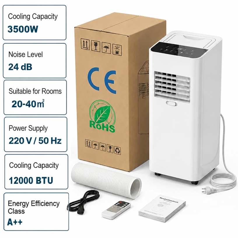 [Cools 16°C in 10s] 3-in-1 Portable Air Conditioner | No Drilling Required | Just £1.30 a Day ❄️