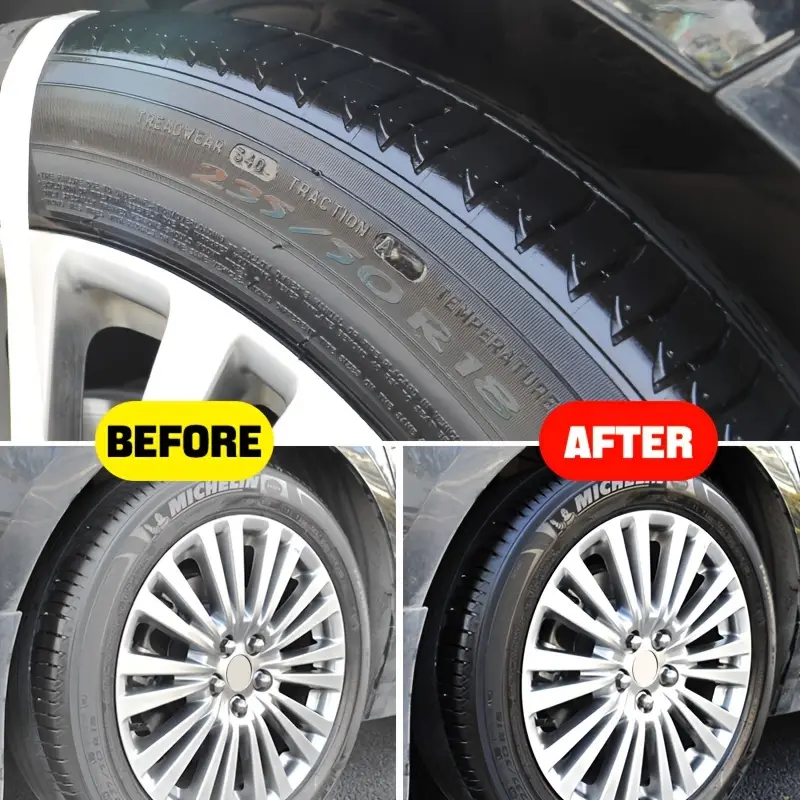 Car Tire Wheel Refinishing Longlasting Dust Removal Wax