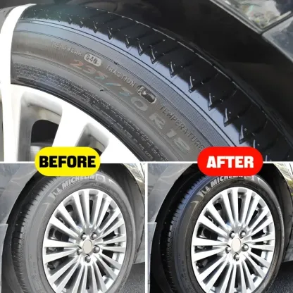 Car Tire Wheel Refinishing Longlasting Dust Removal Wax