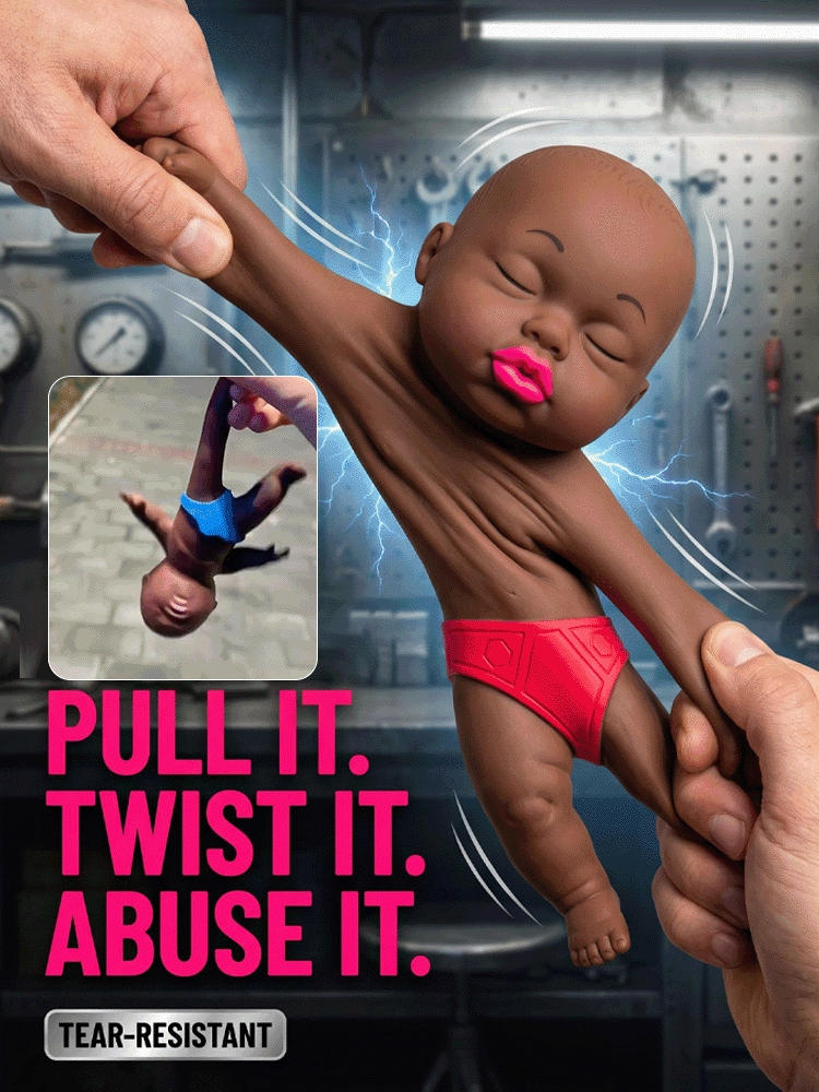 Natasha Little Black Doll Stress Relief Toy