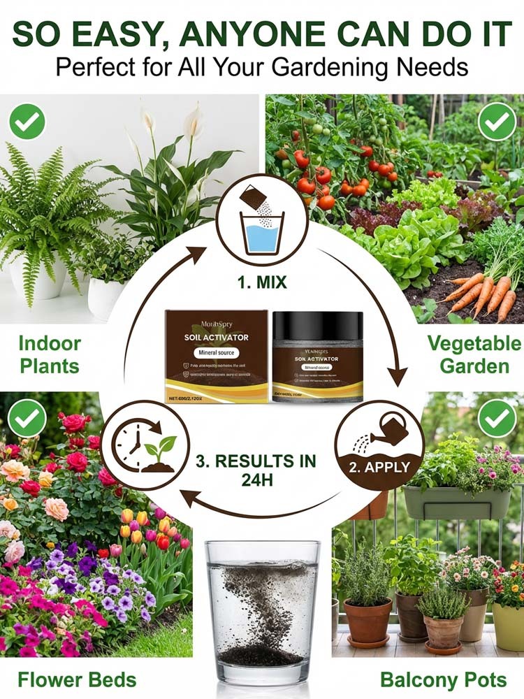 [Reviving Dead Plants] Soil Activating and Anti-Compacting Nutrients