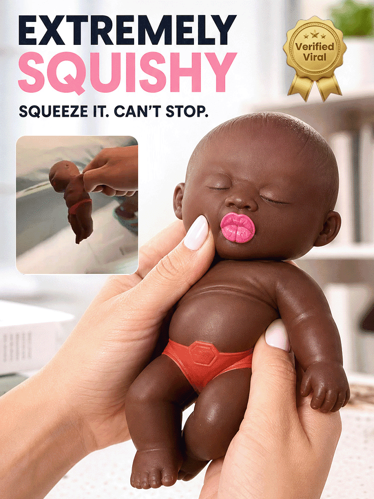 Natasha Little Black Doll Stress Relief Toy