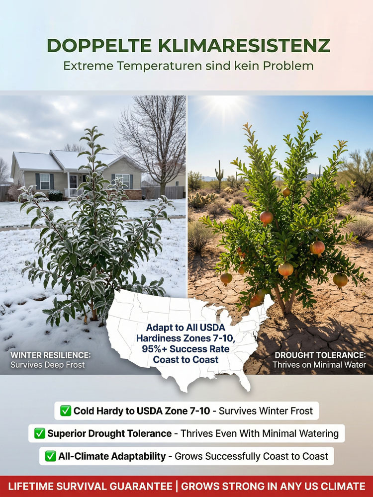 Non-GMO soft-seed pomegranate sapling