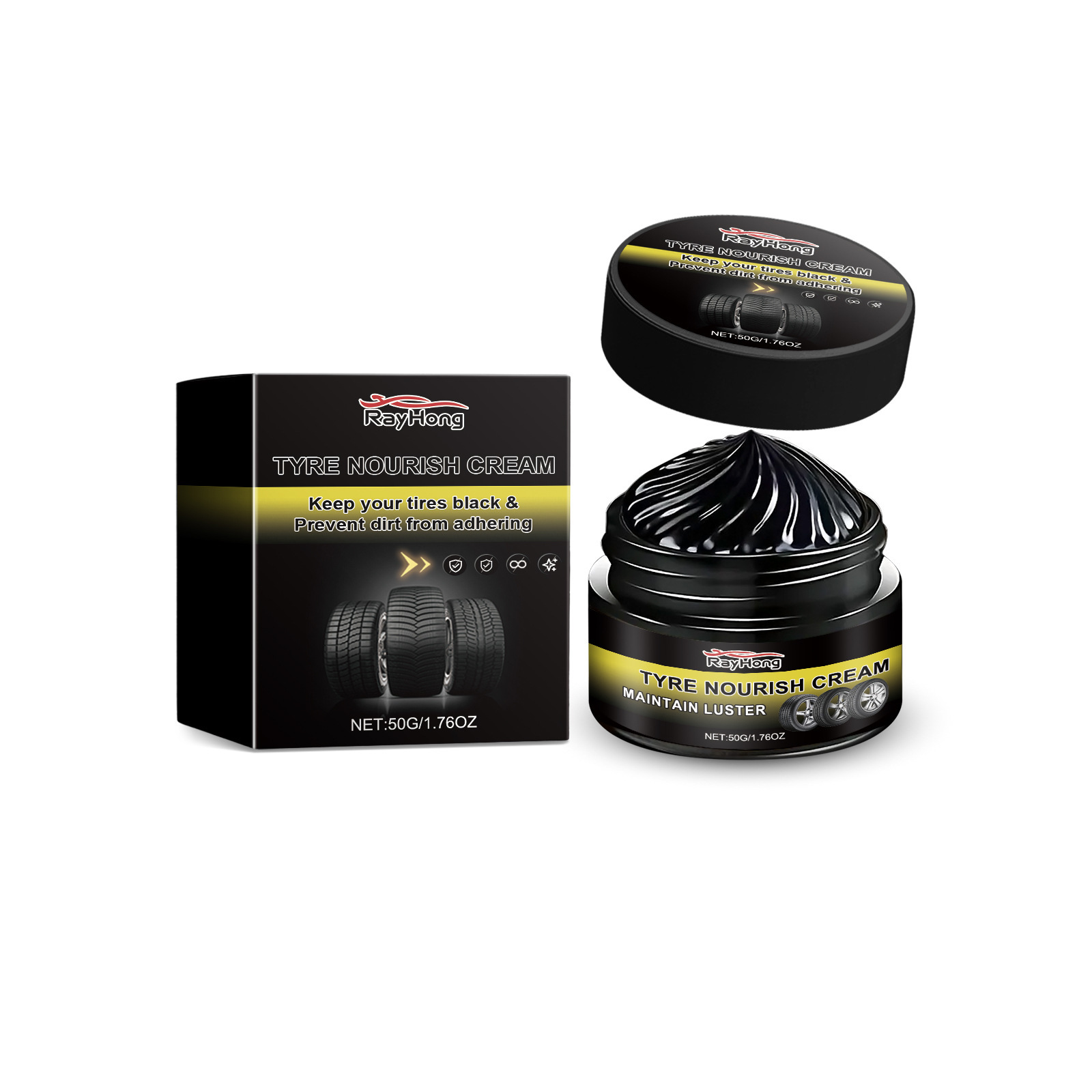 Car Tire Wheel Refinishing Longlasting Dust Removal Wax