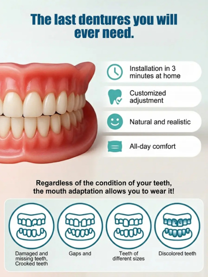 FDA Certified Whitening Mouth Tray, Full Fit, Comfortable and Natural
