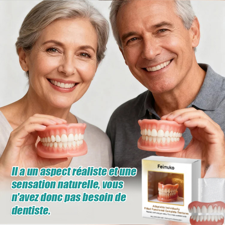 【Tout compris sur mesure】Kit de soin et de retouche pour prothèses dentaires