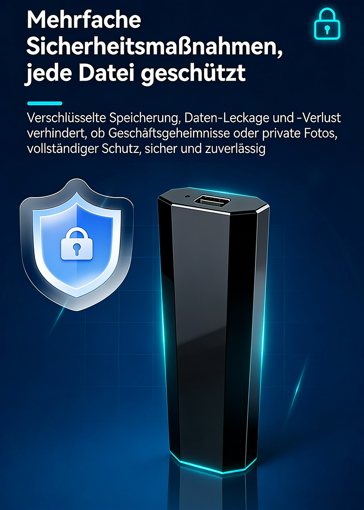 Externe tragbare SSD-Festplatte