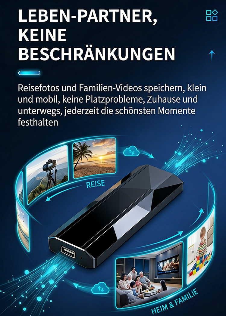 Externe tragbare SSD-Festplatte