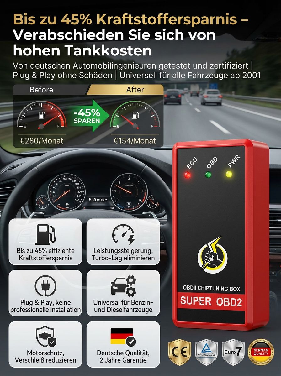 OBD2Nitro Optimierungskönig Kraftstoffspargerät