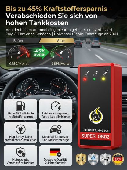 OBD2Nitro Optimierungskönig Kraftstoffspargerät