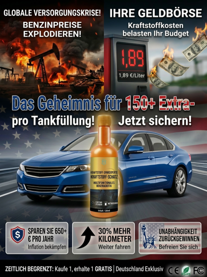 ⛽ FUEL SAVER PRO – Senken Sie Ihre Kraftstoffkosten um 50 %!