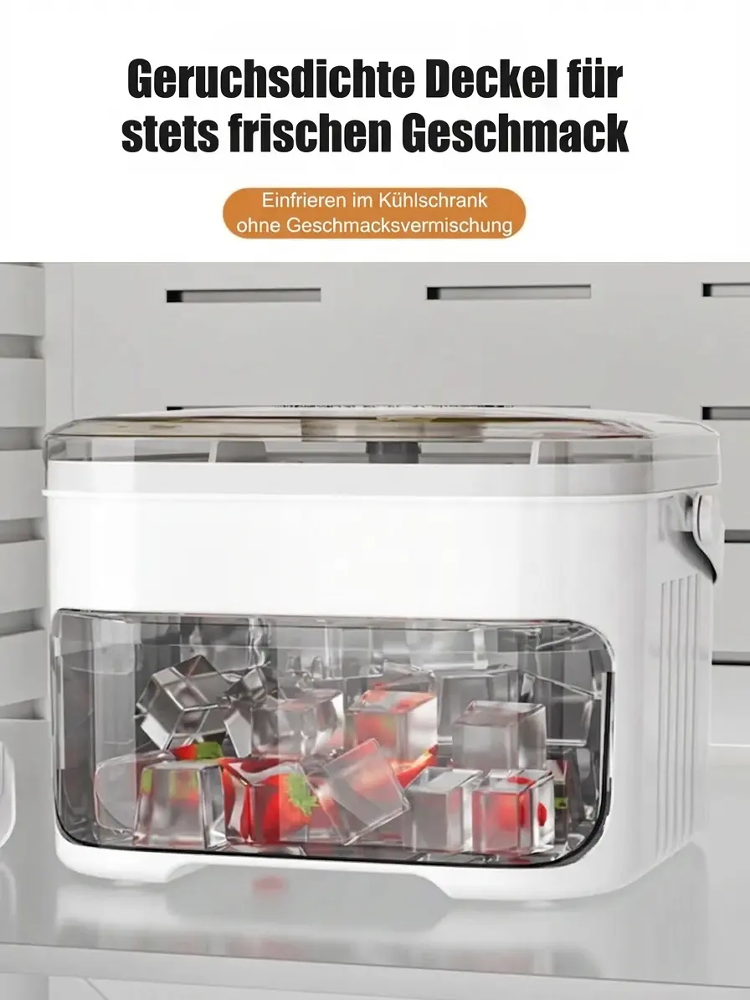 【Kostenloser Expressversand】Sofortkühler Desktop-Eismaschine | 200 Eiswürfel in 2 Min. | Platzsparendes Design 🧊✨