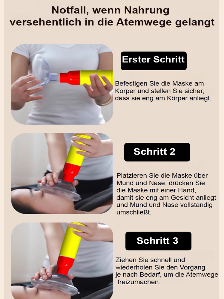 【Neu aktualisiert】Tragbares Gerät zur Verhinderung von Erstickungsanfällen