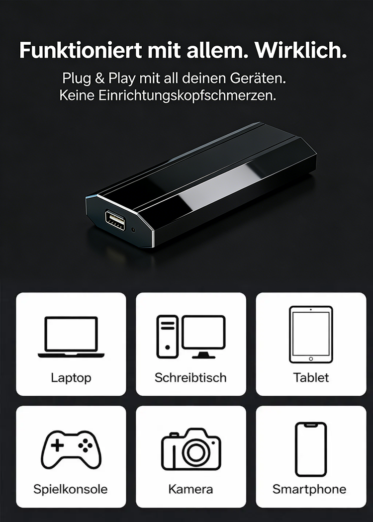 Externe tragbare SSD-Festplatte