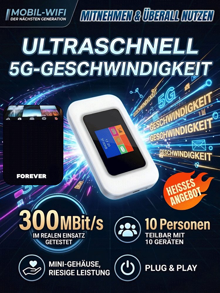 🛰️ Military-grade satellite portable WiFi with lifetime no monthly fees and no contract limits. 📵 No SIM card, no broadband, no telecom carrier required. 🚀 Enjoy ultra-fast 5G network speed globally anytime.
