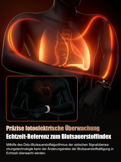 🩺 【Von Ärzten empfohlen!】Die neueste Smart-Health-Uhr! 🔥 Zweites Stück für nur 23 €!🎁
