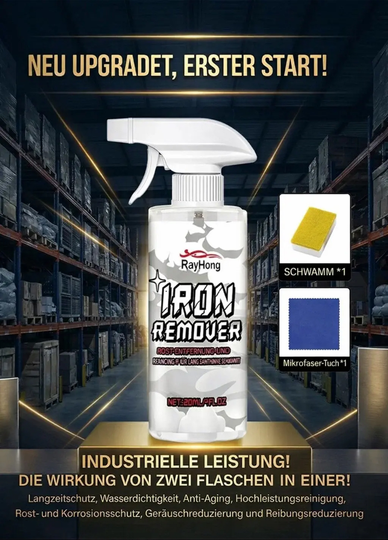 【In einer Sekunde wie neu】Multifunktionales Metall-Entrostungsspray