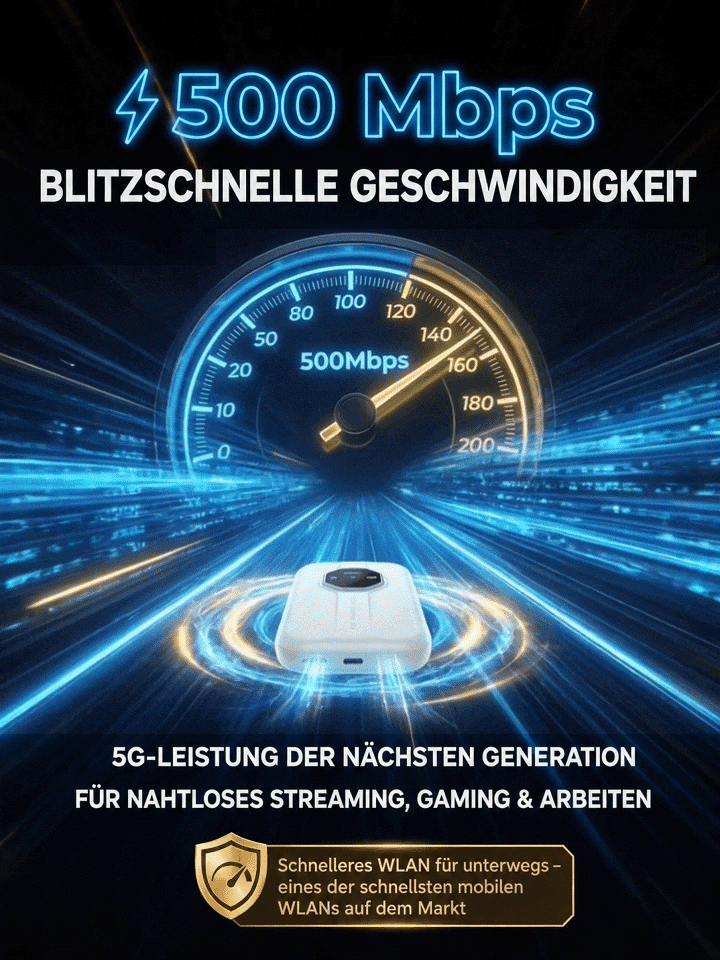 Weltweit einsetzbar, lebenslang kostenloses Unbegrenztes Pocket-WiFi