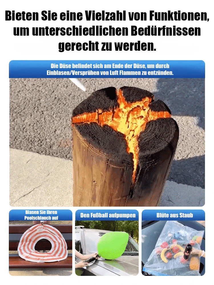 ⚡CleanPro™ 2-in-1 Saugen & Blasen - 3 Sekunden für staubfreie Autos, 3 Minuten für ein wie-neu-Innenraum! Unter 500g, über 90 Tage Nutzung!