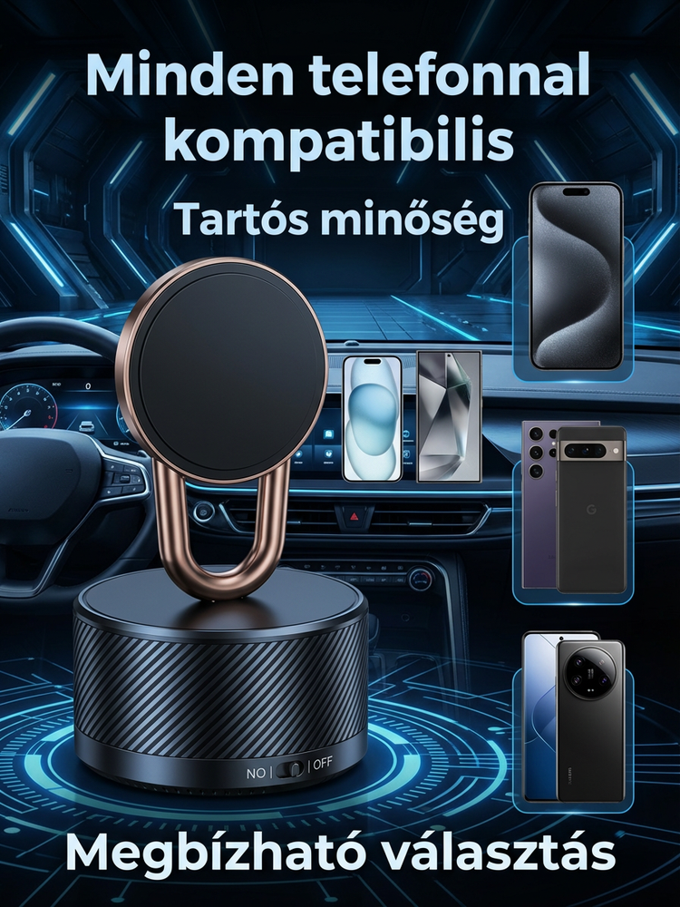 Vakuum-Magnet-Halter 360° Drehbare Handyhalterung