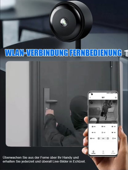 🔋 KI-Smart-Überwachungskamera🔌 Keine Kabel • 📶 Kein WLAN • ⏳ 90 Tage Akkulaufzeit