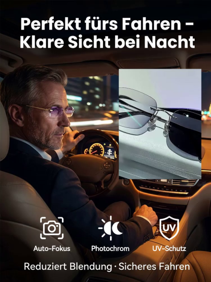 [Sehanpassende] Anti-Blaulicht-Lesebrille – Je länger Sie hinsehen, desto klarer wird es.