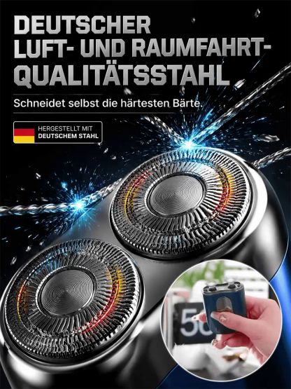 Neues Mini-Doppelklingen-Elektrorasierer-Modell