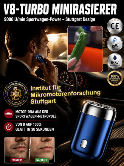Neues Mini-Doppelklingen-Elektrorasierer-Modell