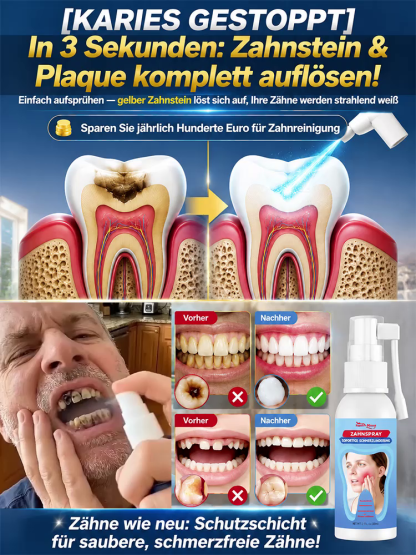 🚫 Zahnarzt umgehen! Bio-Nano-Zahnreparaturspray | 1 kaufen, 1 GRATIS!