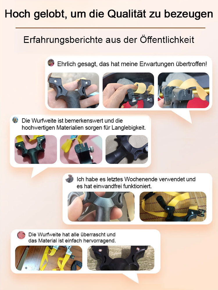 🎯 Präziser als eine Pistole! 🔥 Die nächste Generation der Schleuder: Trifft jedes Ziel bis 60 m – selbst als absoluter Anfänger!