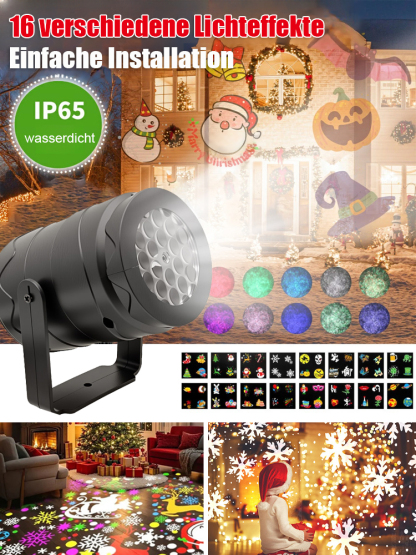 LED Energiesparlampe Bunte Weihnachtsatmosphäre-Szene
