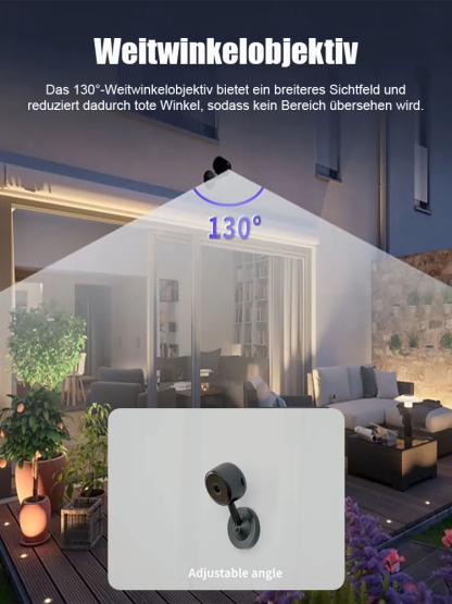 🔋 KI-Smart-Überwachungskamera🔌 Keine Kabel • 📶 Kein WLAN • ⏳ 90 Tage Akkulaufzeit