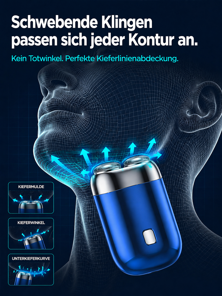 Neues Mini-Doppelklingen-Elektrorasierer-Modell