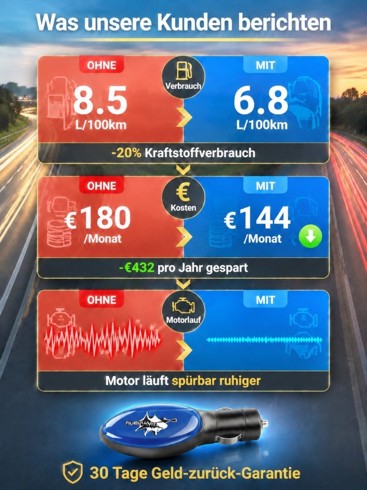 Kraftstoffspargerät für Autos