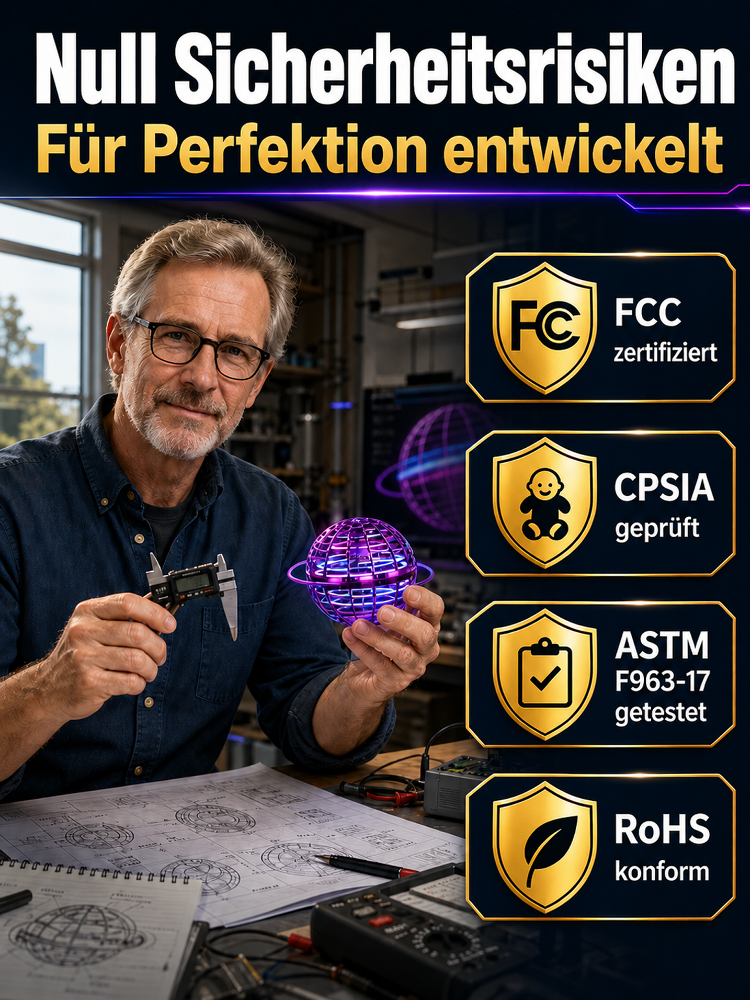 🛸 KI-gesteuerter Flug-Orb | Tech aus dem Silicon Valley & 50 % RABATT