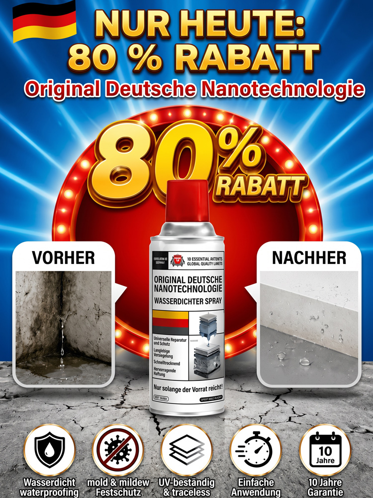 Schnellwasserdichte Penetrationsspray