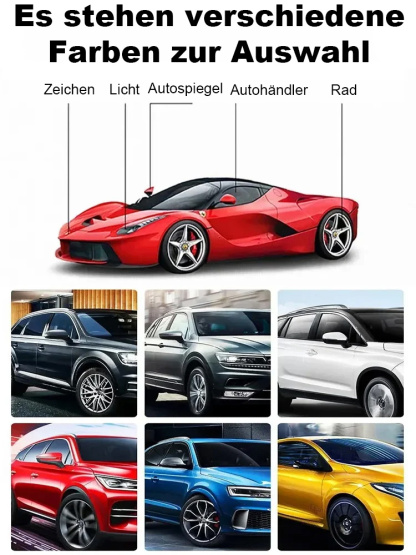 Nano-Beschichtungsmittel + Sprühkopf + Handtuch + Schwamm-Set