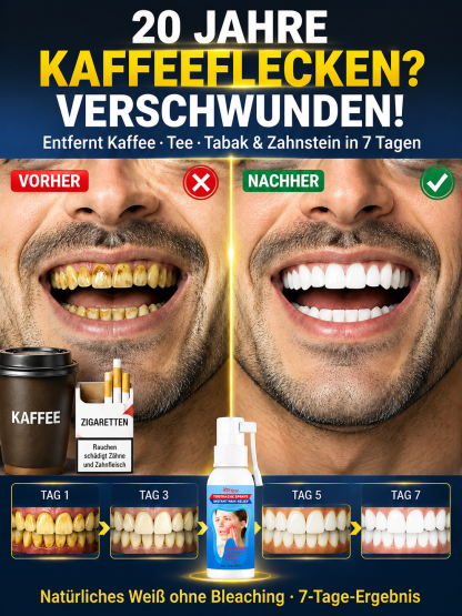 🚫 Zahnarzt umgehen! Bio-Nano-Zahnreparaturspray | 1 kaufen, 1 GRATIS!