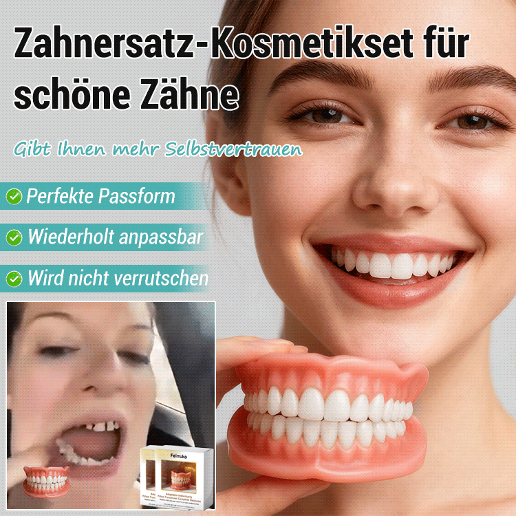 【All-Inclusive Custom】Zahnersatz Pflege- und Verschönerungsset