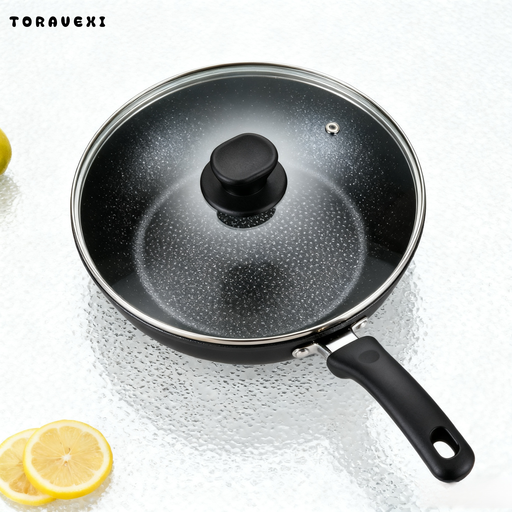 Antihaftbeschichtete, unbeschichtete Haushaltsbratpfanne