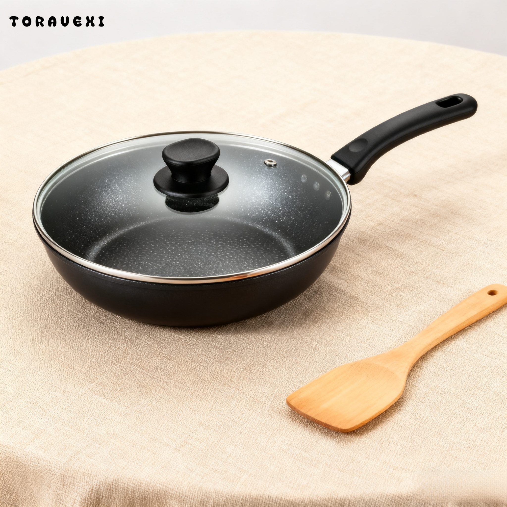 Antihaftbeschichtete, unbeschichtete Haushaltsbratpfanne