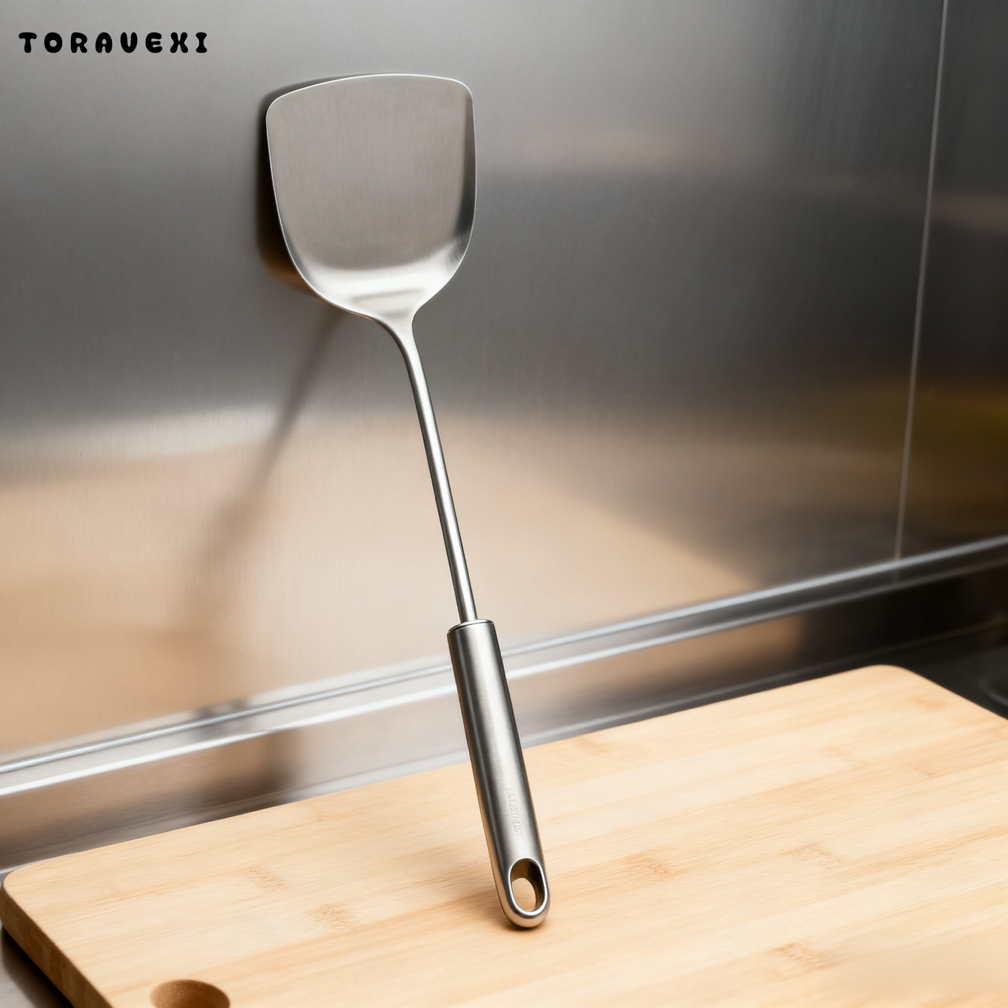 Dicker Kochspatel aus Edelstahl (5 Stück)